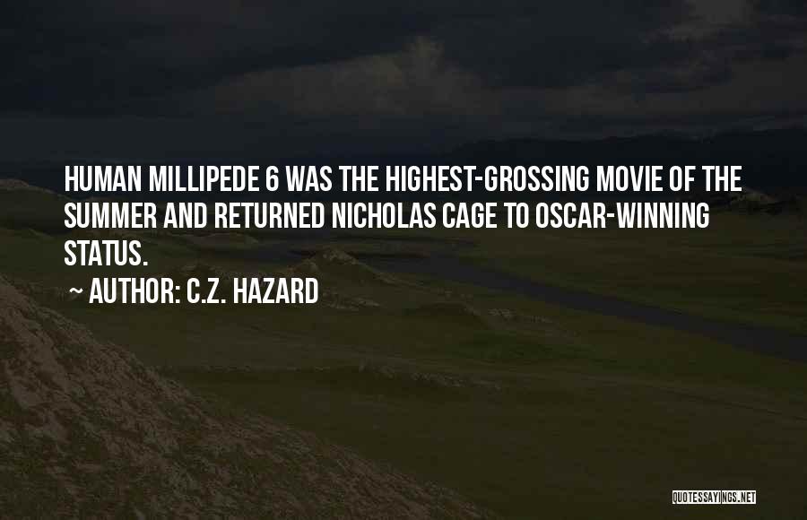 Best Oscar Winning Quotes By C.Z. Hazard