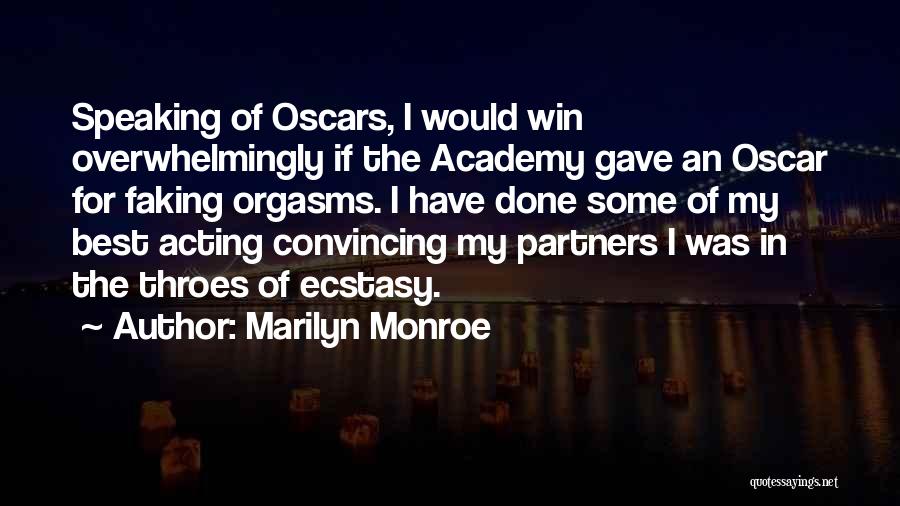 Best Oscar Winning Quotes By Marilyn Monroe