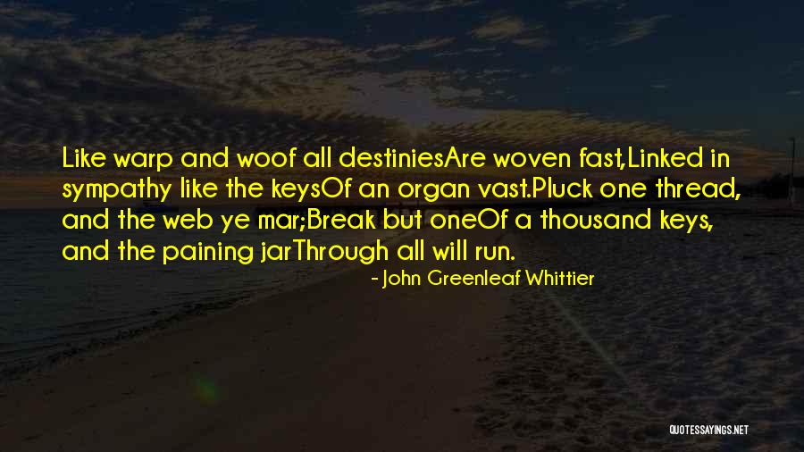 Best Paining Quotes By John Greenleaf Whittier