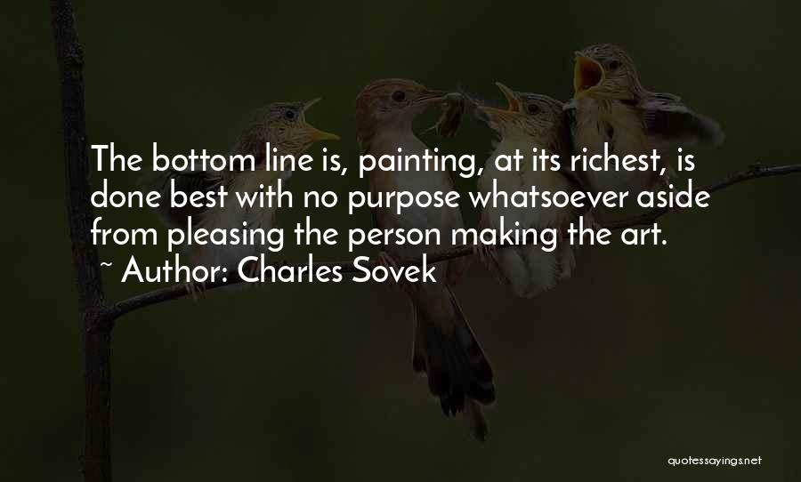 Best Painting Quotes By Charles Sovek