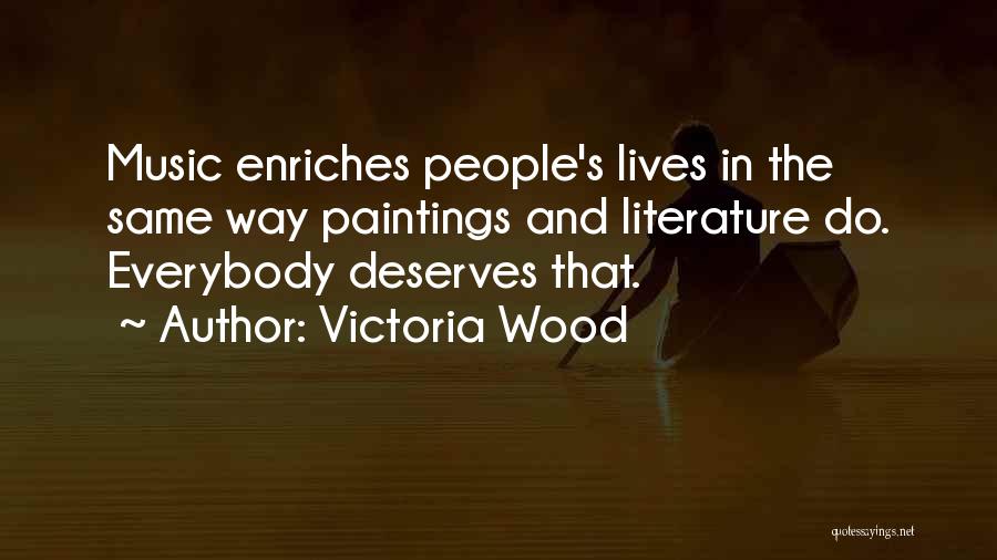 Best Paintings Quotes By Victoria Wood