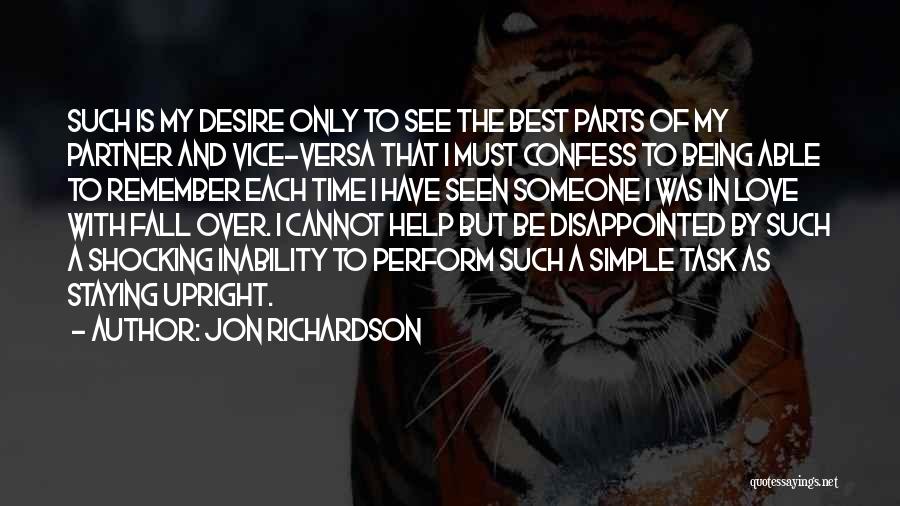 Best Partner Quotes By Jon Richardson