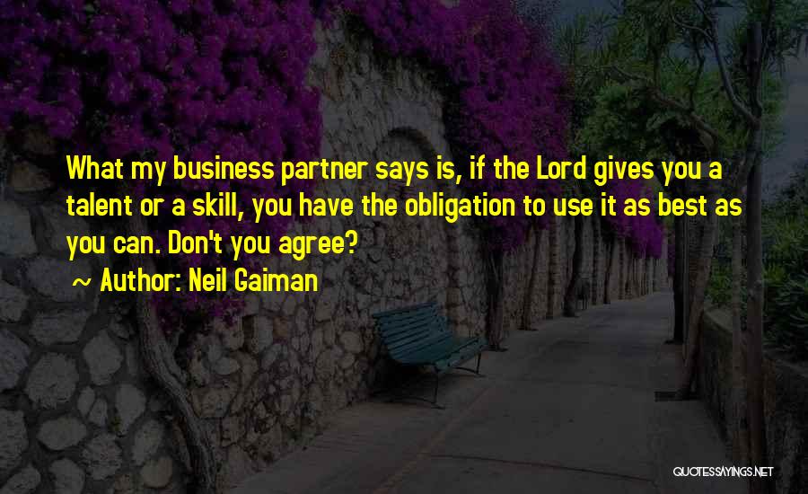 Best Partner Quotes By Neil Gaiman