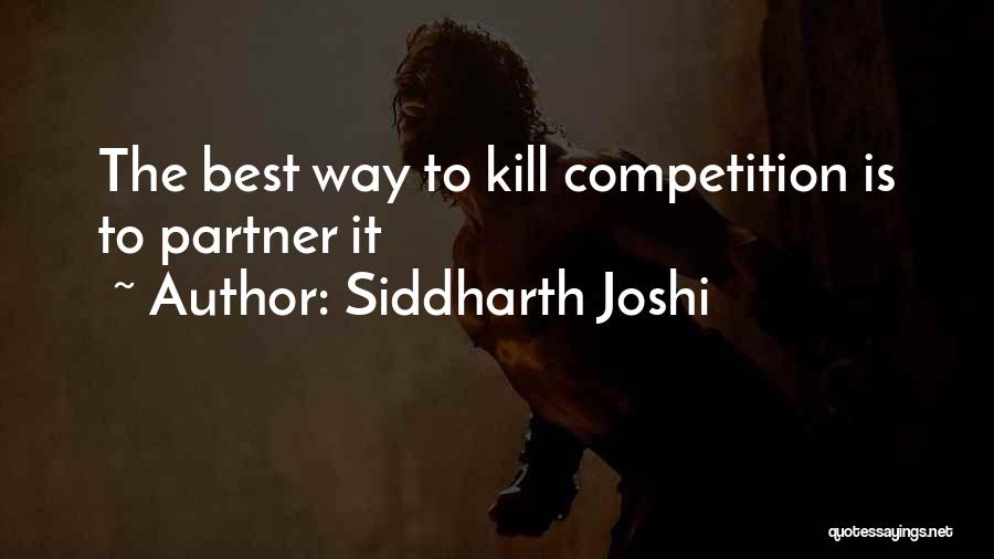Best Partner Quotes By Siddharth Joshi