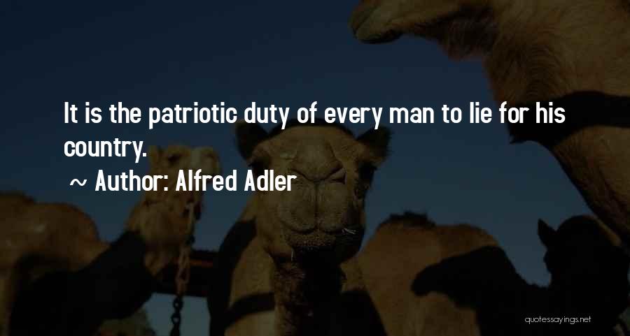 Best Patriotic Quotes By Alfred Adler