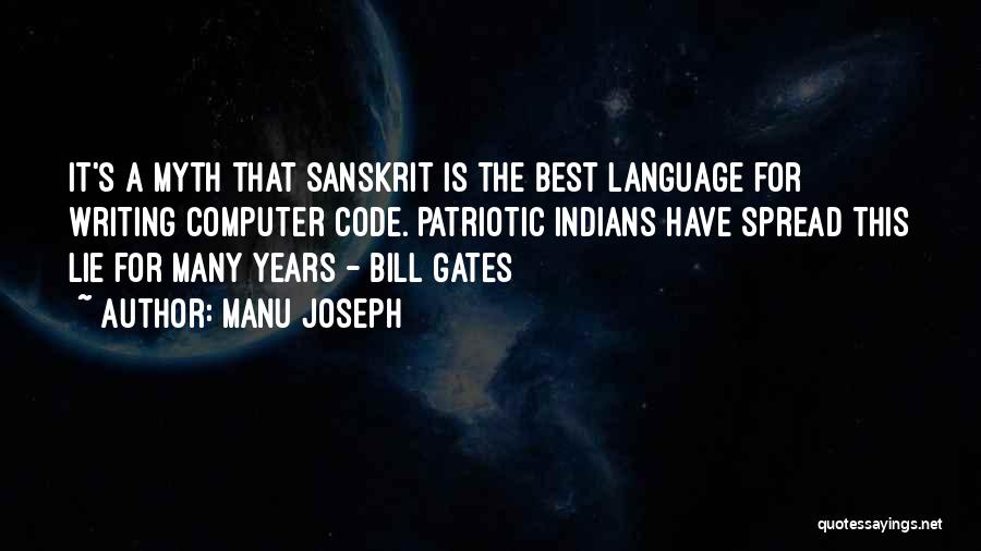 Best Patriotic Quotes By Manu Joseph