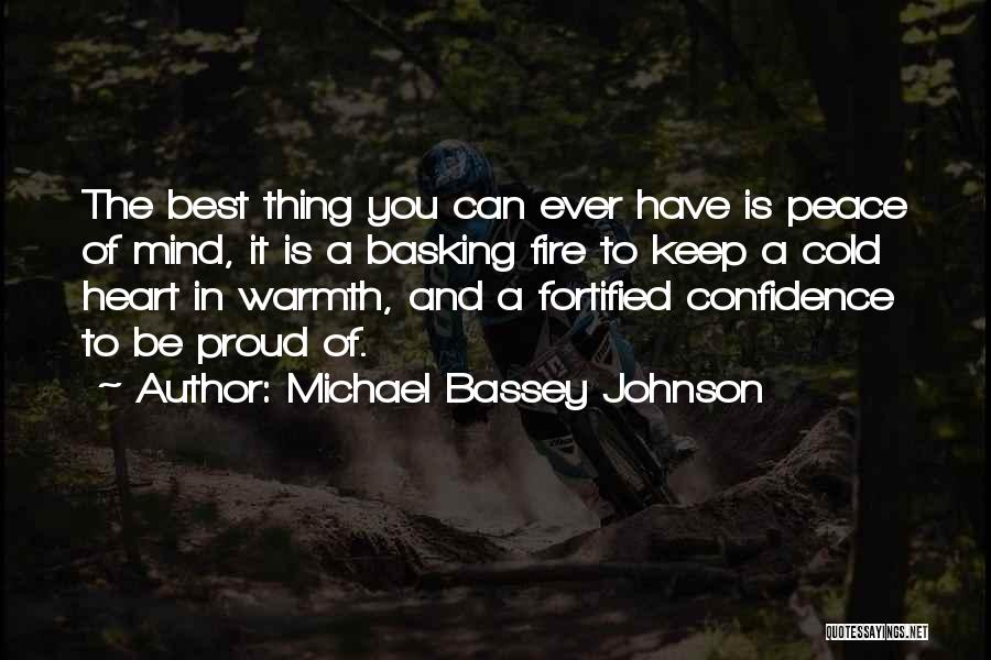 Best Peace Of Mind Quotes By Michael Bassey Johnson