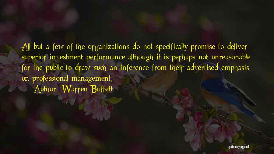 Best Performance Management Quotes By Warren Buffett