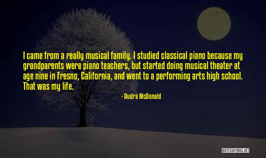 Best Performing Arts Quotes By Audra McDonald