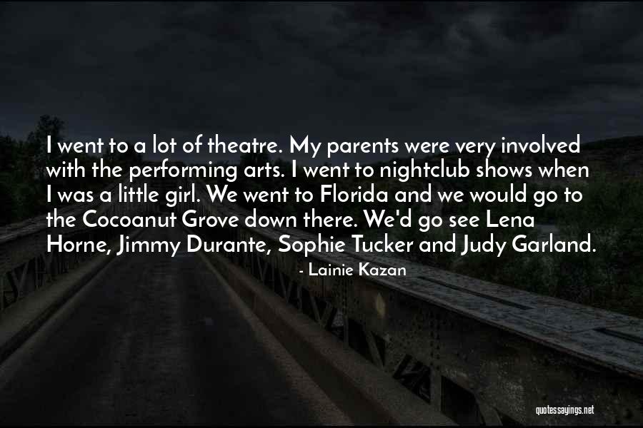 Best Performing Arts Quotes By Lainie Kazan