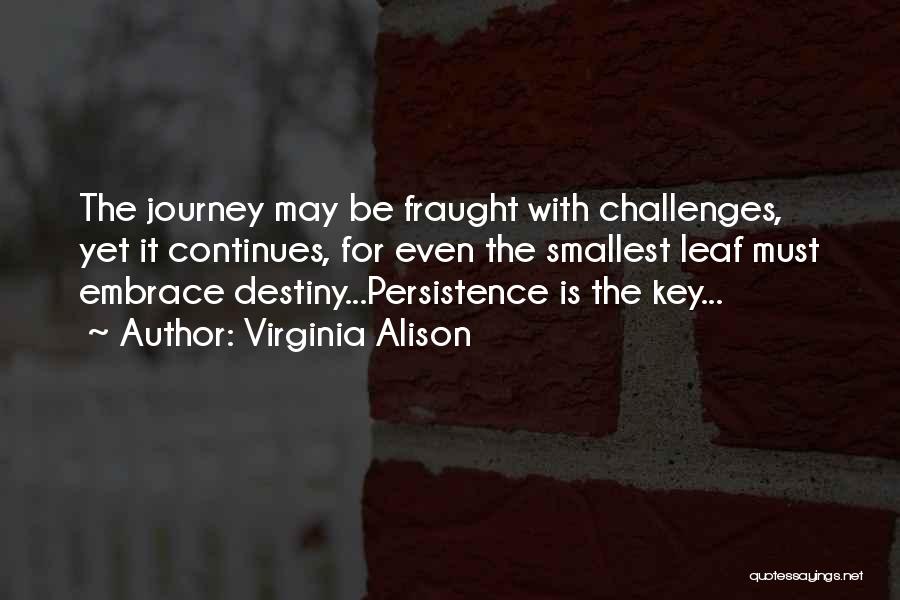 Best Persistence Quotes By Virginia Alison
