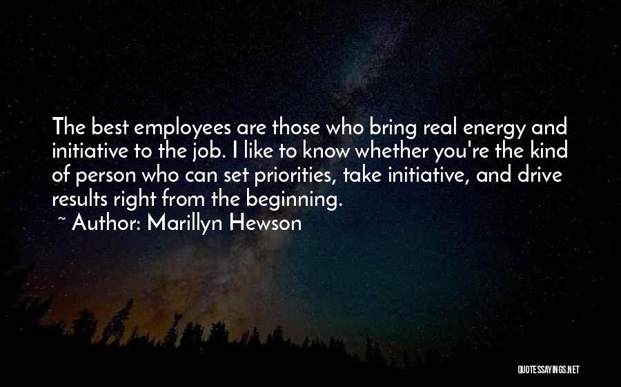 Best Person I Know Quotes By Marillyn Hewson