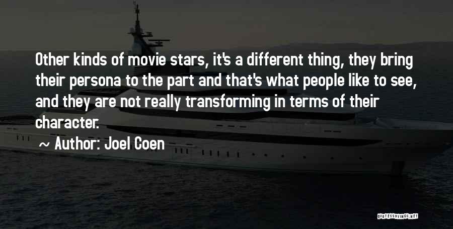 Best Persona Quotes By Joel Coen