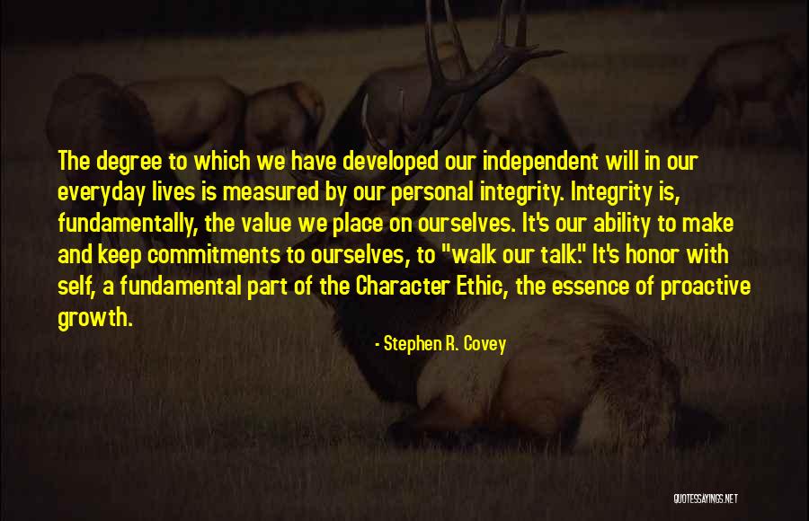 Best Personal Integrity Quotes By Stephen R. Covey Best Personal Integrity Quotes By Stephen R. Covey