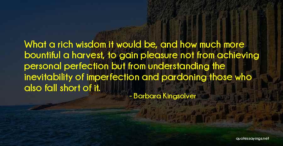 Best Personal Short Quotes By Barbara Kingsolver