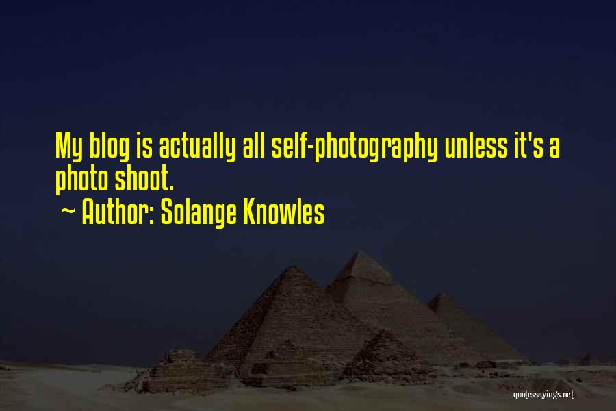 Best Photo Shoot Quotes By Solange Knowles