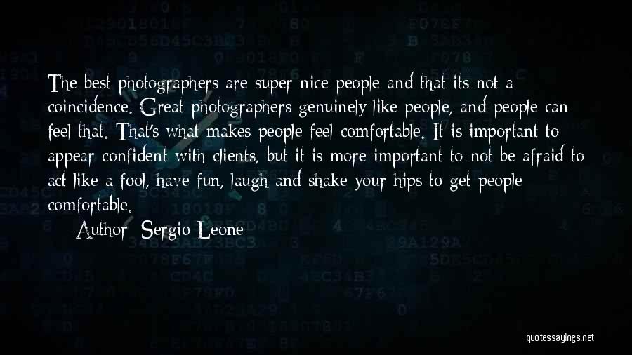 Best Photographers Quotes By Sergio Leone