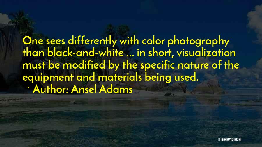 Best Photography Short Quotes By Ansel Adams