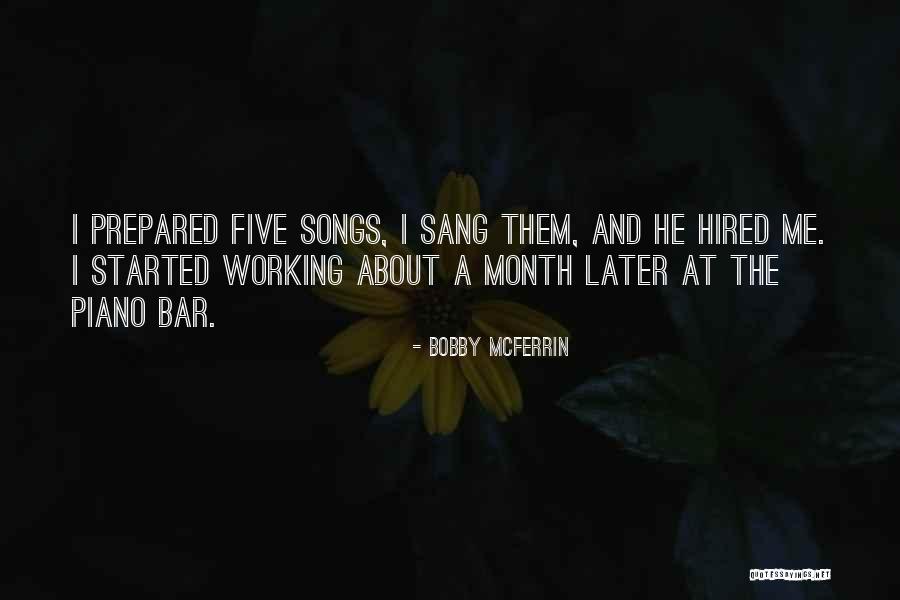 Best Piano Bar Quotes By Bobby McFerrin Best Piano Bar Quotes By Bobby McFerrin
