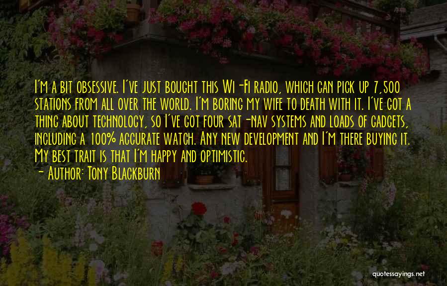 Best Pick Up Quotes By Tony Blackburn