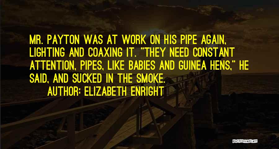 Best Pipe Quotes By Elizabeth Enright