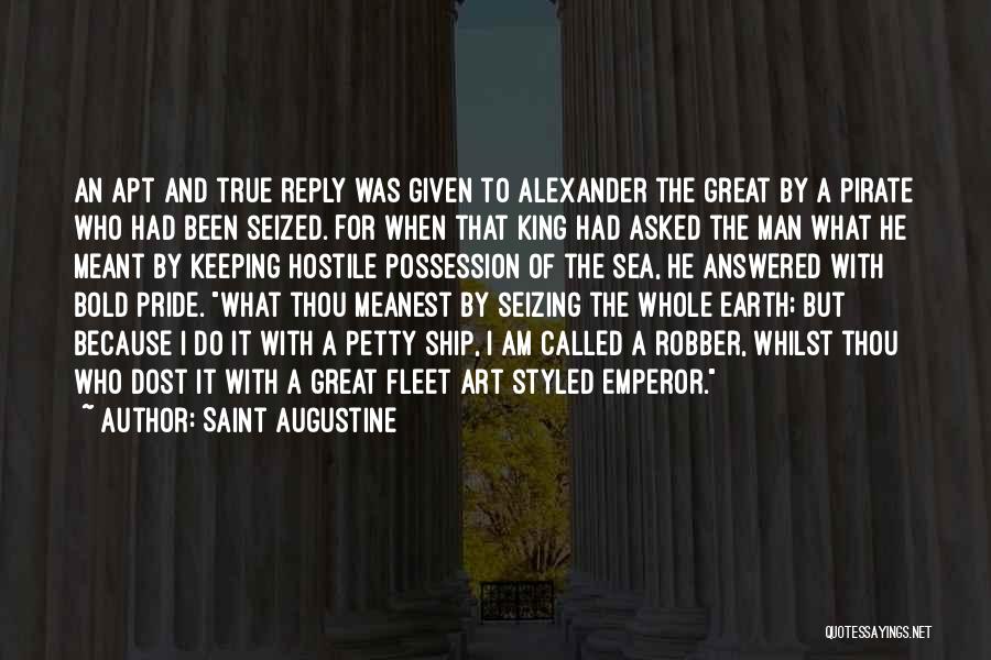 Best Pirate Quotes By Saint Augustine