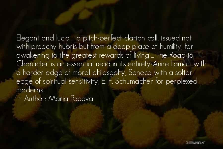 Best Pitch Perfect Quotes By Maria Popova