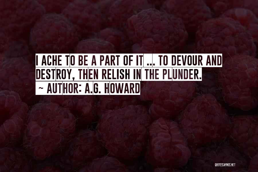 Best Plunder Quotes By A.G. Howard