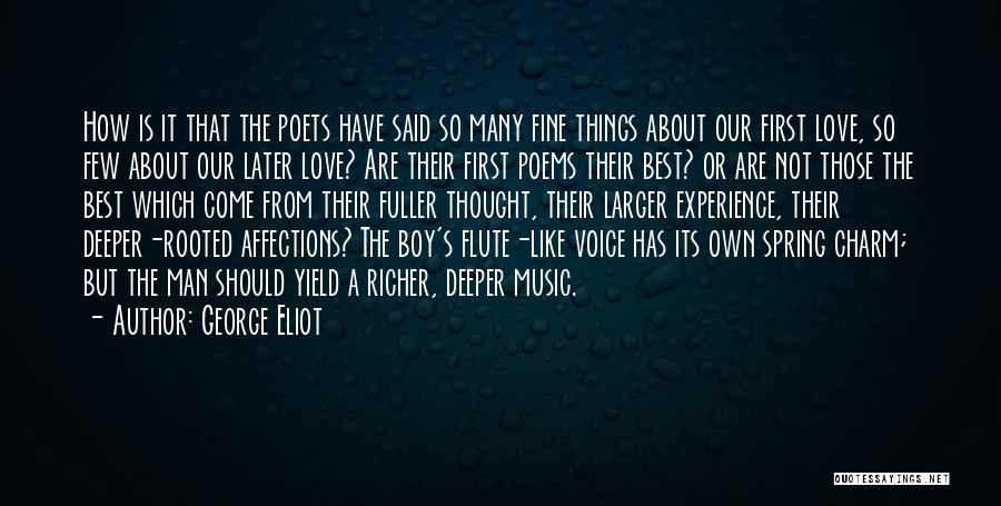 Best Poets Love Quotes By George Eliot