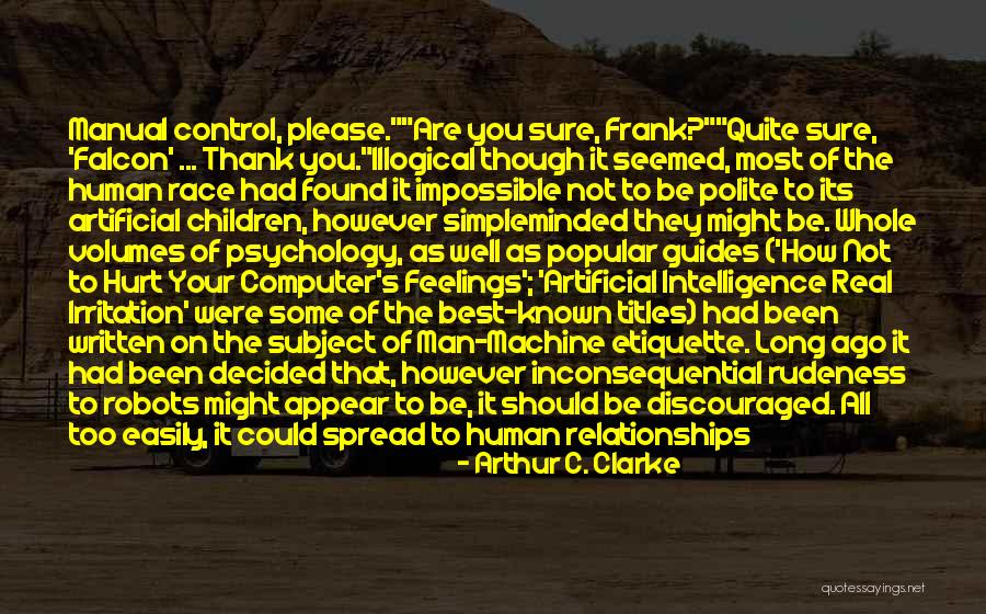 Best Polite Quotes By Arthur C. Clarke