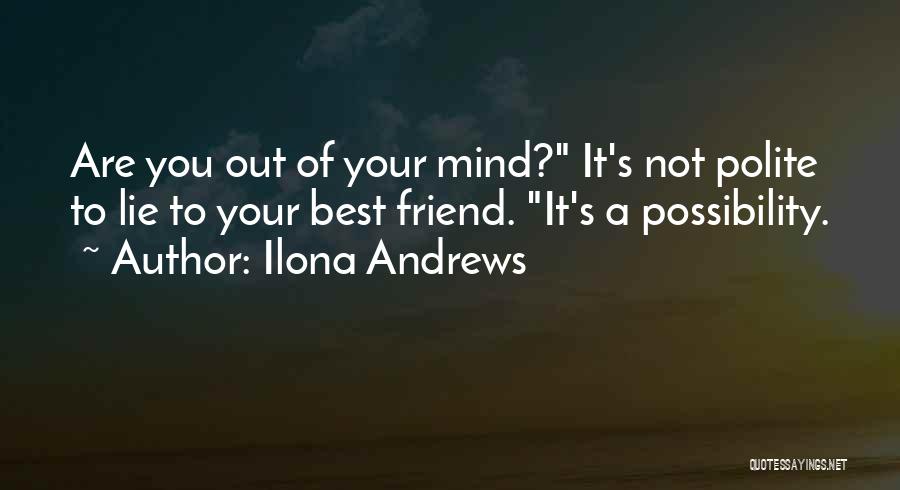 Best Polite Quotes By Ilona Andrews
