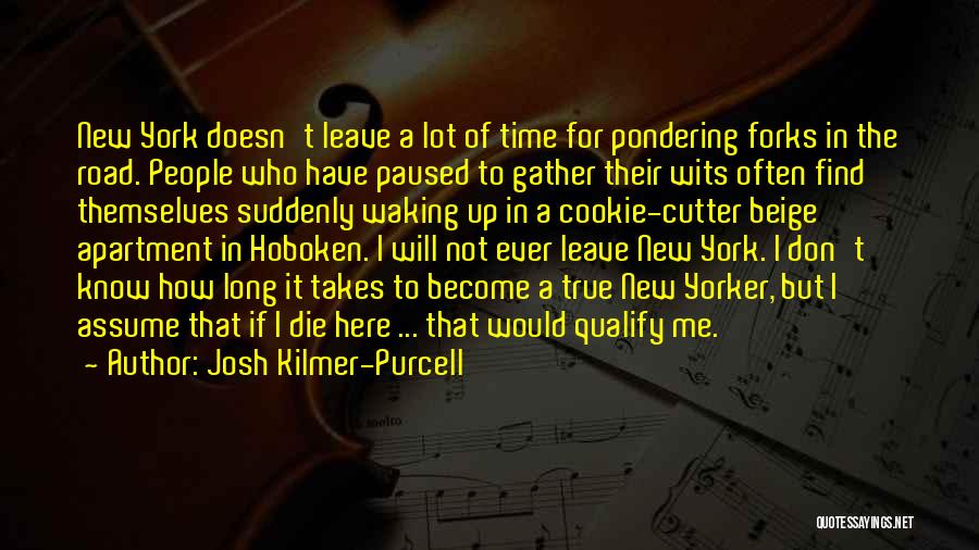 Best Pondering Quotes By Josh Kilmer-Purcell