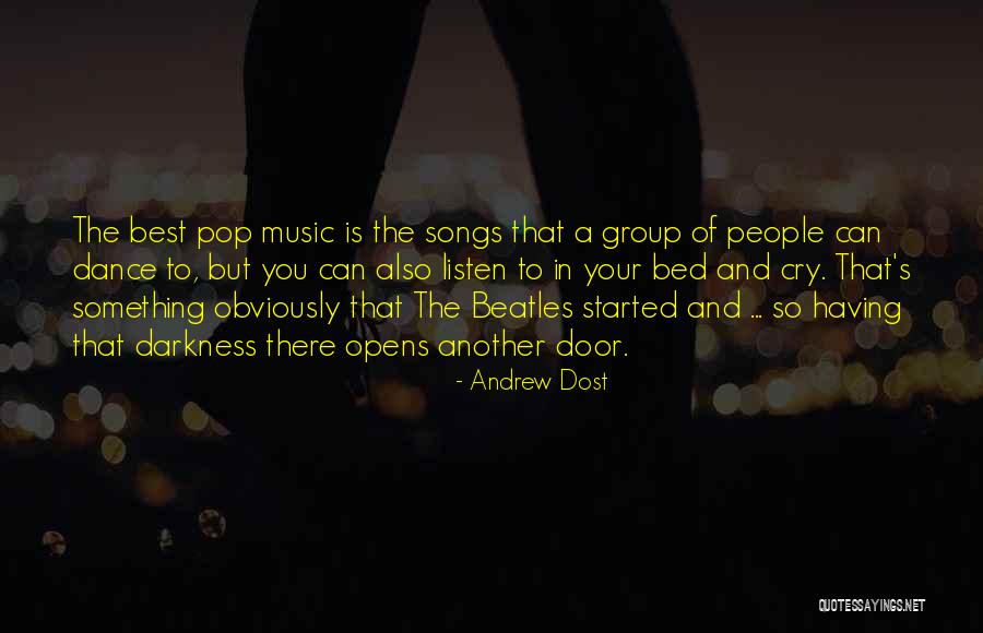 Best Pop Songs Quotes By Andrew Dost