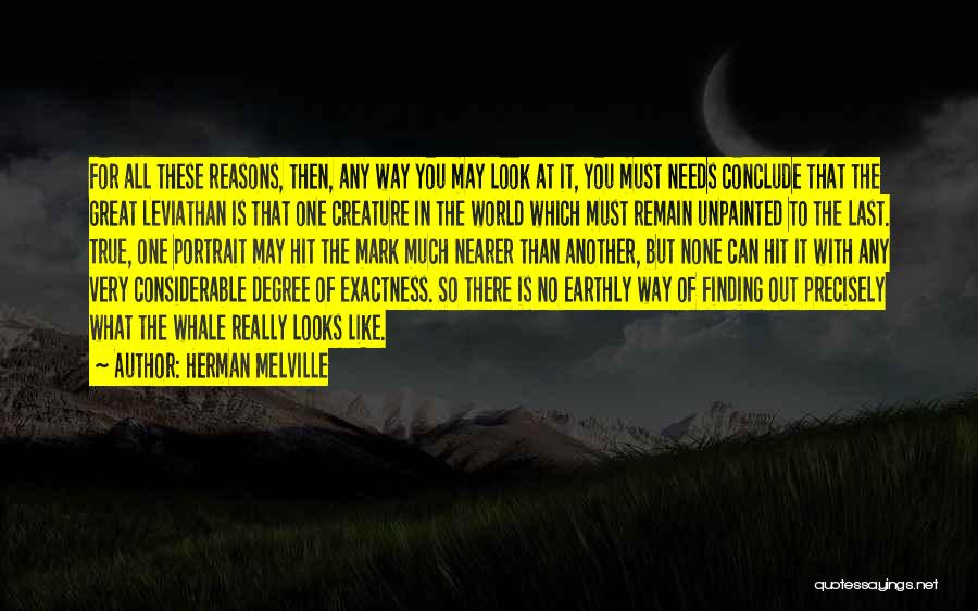 Best Portrait Quotes By Herman Melville