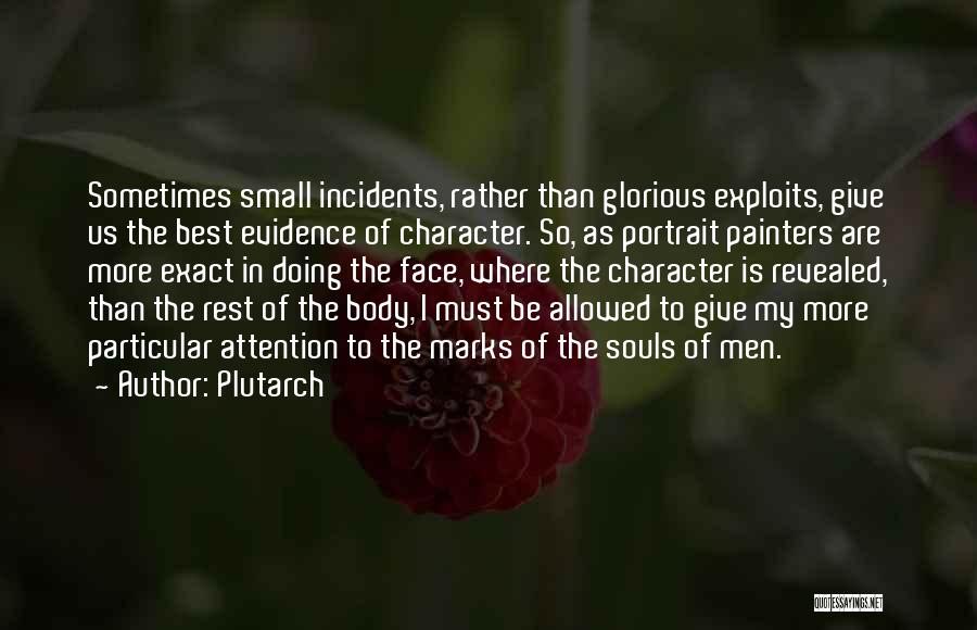 Best Portrait Quotes By Plutarch
