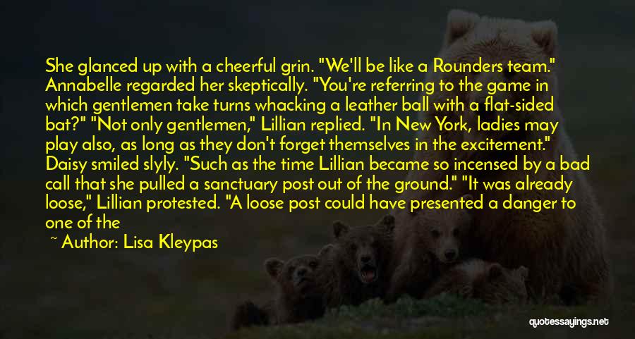 Best Post Game Quotes By Lisa Kleypas