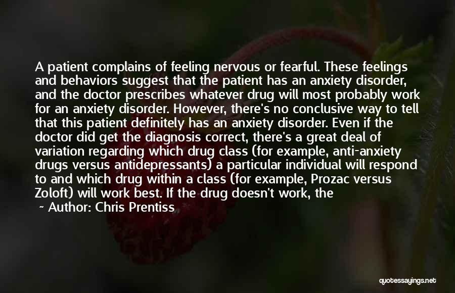 Best Prescription Quotes By Chris Prentiss
