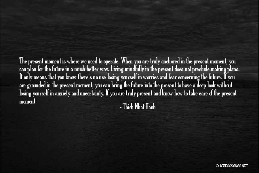 Best Present Moment Quotes By Thich Nhat Hanh