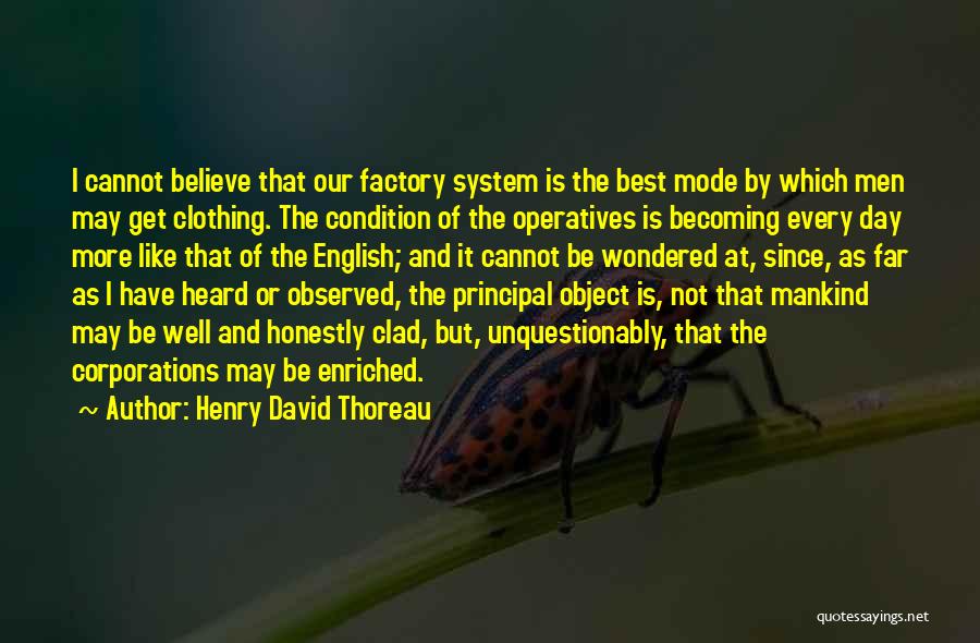 Best Principal Quotes By Henry David Thoreau