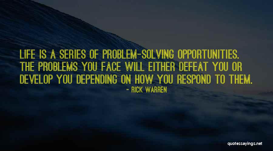 Best Problem Solving Quotes By Rick Warren