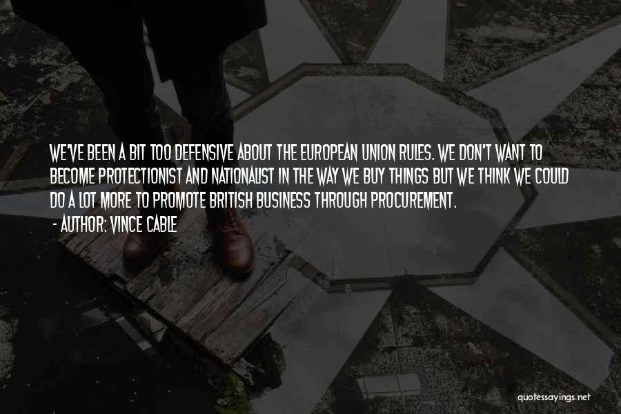 Best Procurement Quotes By Vince Cable