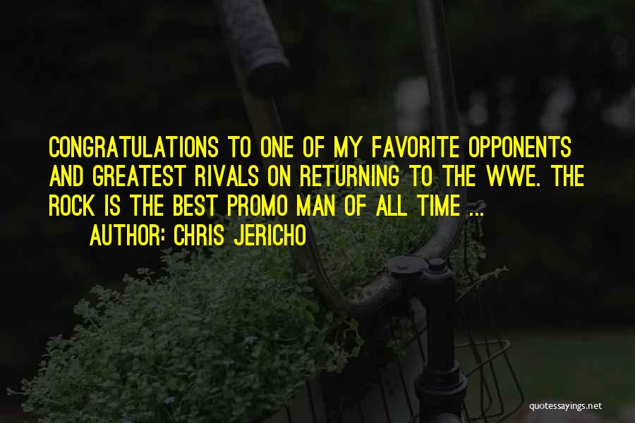 Best Promo Quotes By Chris Jericho