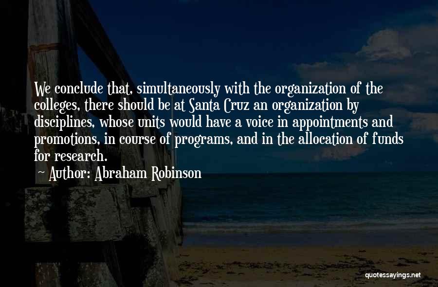 Best Promotions Quotes By Abraham Robinson