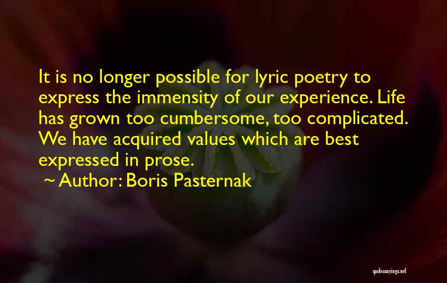 Best Prose Quotes By Boris Pasternak