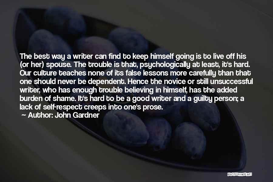 Best Prose Quotes By John Gardner