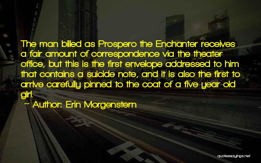 Best Prospero Quotes By Erin Morgenstern