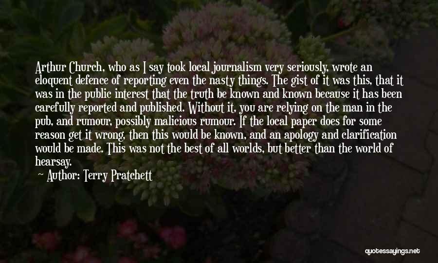 Best Published Quotes By Terry Pratchett