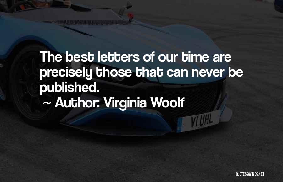 Best Published Quotes By Virginia Woolf