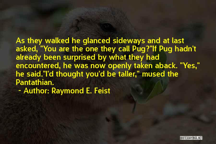 Best Pug Quotes By Raymond E. Feist