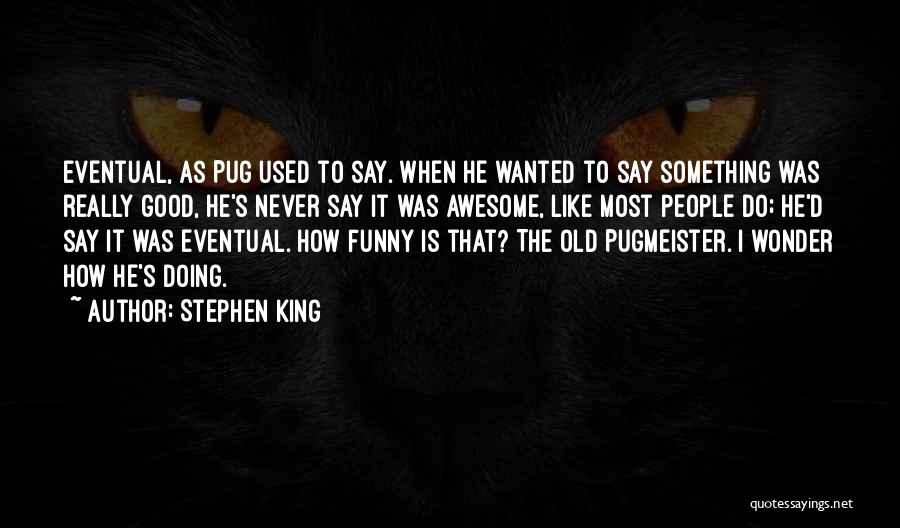 Best Pug Quotes By Stephen King